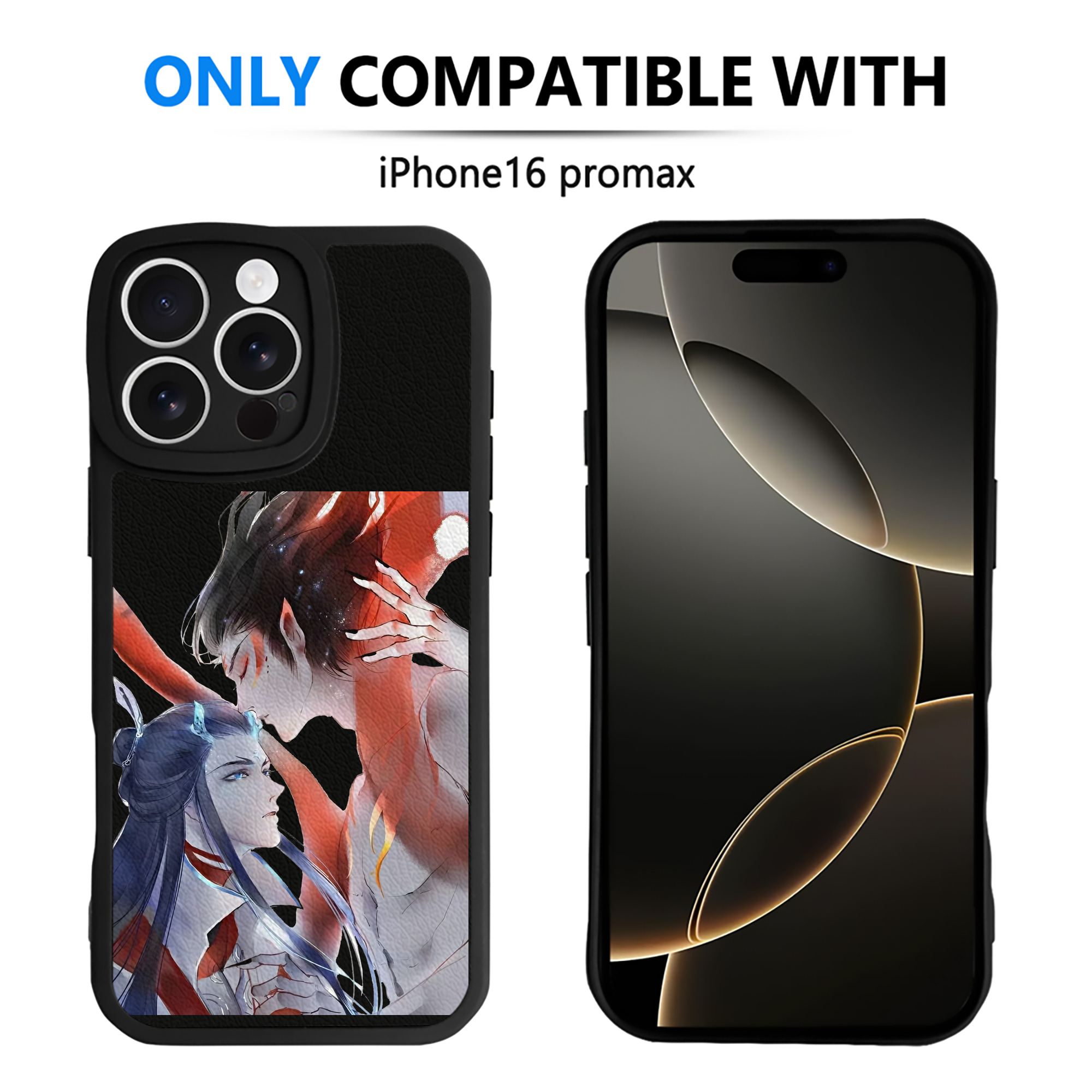 （画像用） Ne Zha 2 ナタ 魔童の大暴れ 【iPhone 16シリーズ対応】シリコンスマホケース（レザー調） 材質：シリコン